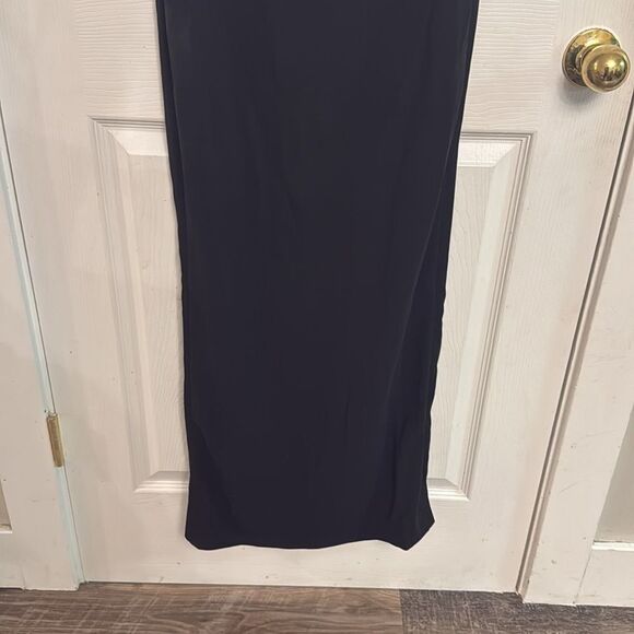 Aria Cove Women's Bandeau Plunge Wire Detail Maxi Strapless Dress Black SZ 6 NWT - Picture 10 of 10